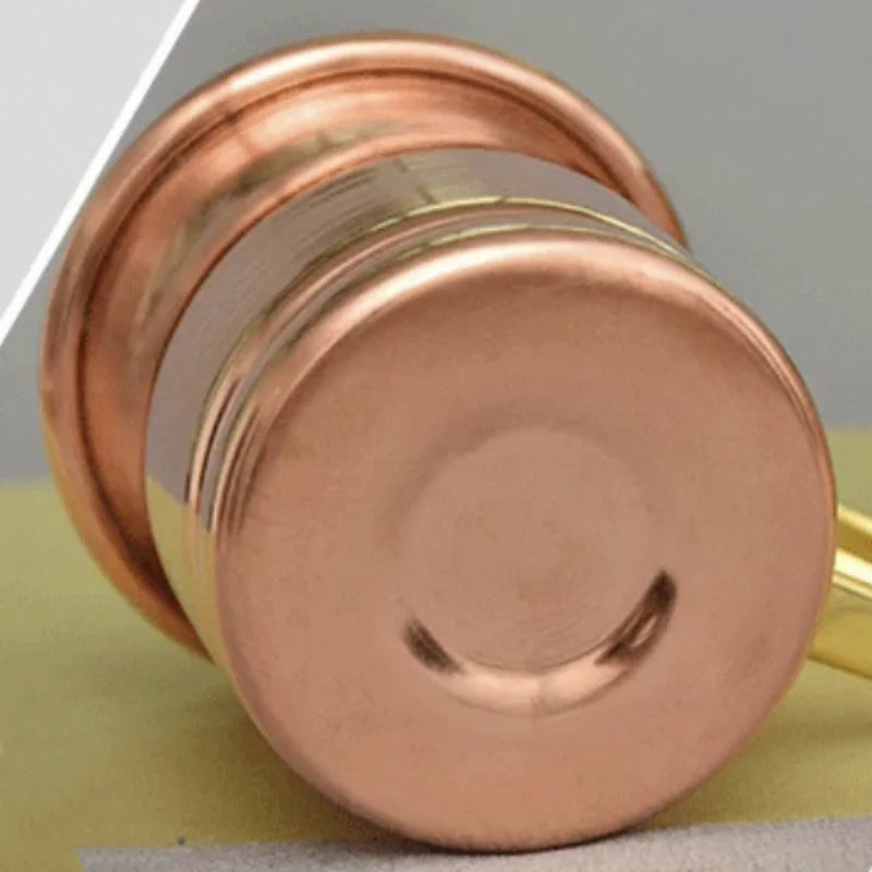 Handcrafted Beer Milk Mug Weave Handle Thickened Moscow Water Mule 360ML Breakfast Cup Drinkware Tableware Pure Copper 1 PCS