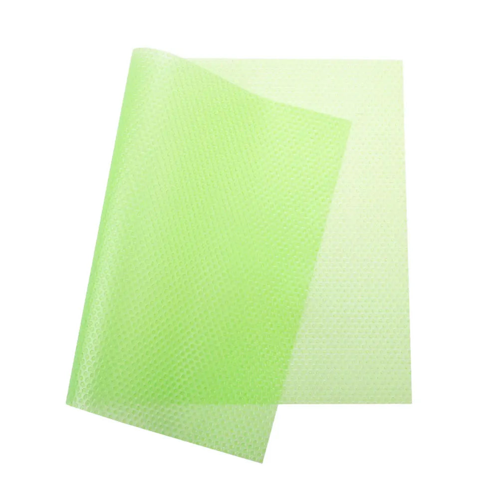 Silicone world Reusable Cabinet Mat Drawer Mat Shelf Liners Moisture-Proof Waterproof Dust Anti-Slip Fridge Kitchen Table Pad