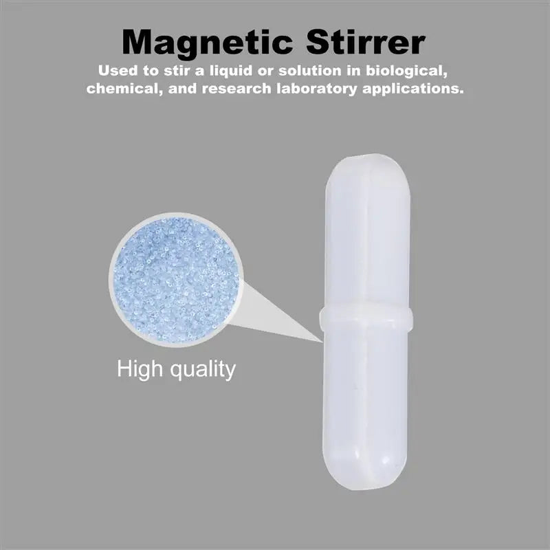 5pcs Stirrer- Mixer Stir Bars Stirring Bars Stir Rod Bars Stirrer for Laboratory PTFE Chemical Stirring