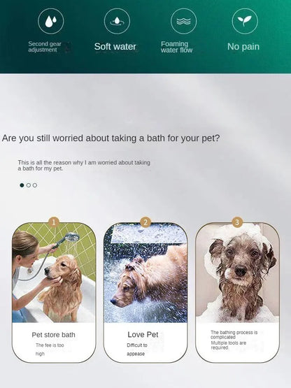 Pet Shower Head Pet Shop Dog Shower Head Water Saving Shower Head Children's rosette head bath shower head Bathroom Accessories