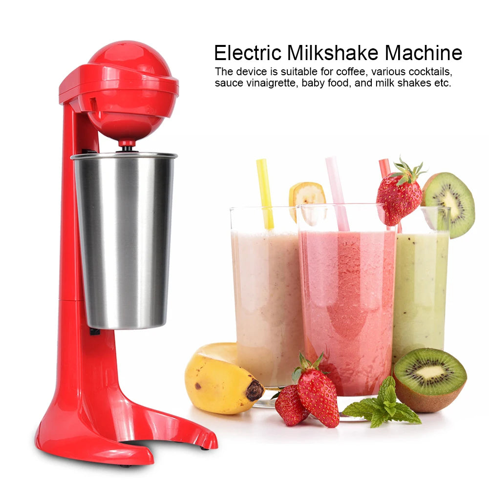 Double Head Electric Milkshake Machine Maker Coffee Drink Mixer Milk Blender for Home Bar Electric Milkshake Machine EU Plug