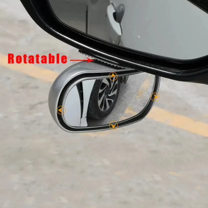 Universal Car Mirror 360° Adjustable Wide Angle Side Rear Mirrors blind spot Snap way for Parking Auxiliary Rear View Mirror