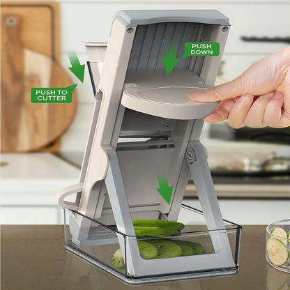 Multifunction Vegetable Slicer Safe Mandoline Slicer For Kitchen Potato Onion Garlic Cucumber Slicer Food Chopper Kitchen Tool