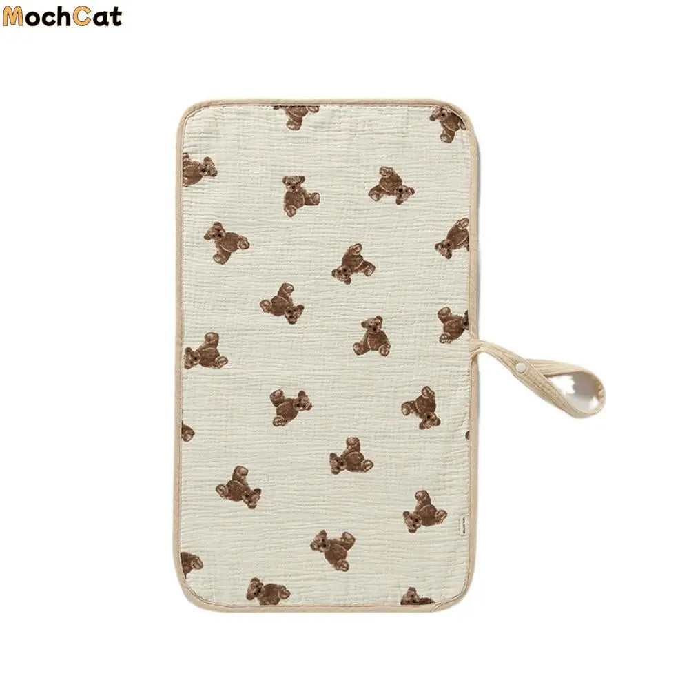 Soft Baby Diaper Changing Pad Strong Absorbent Breathable Infant Diaper Mat Hypoallergenic Diapering Sheet Baby Bed Pad Nursery