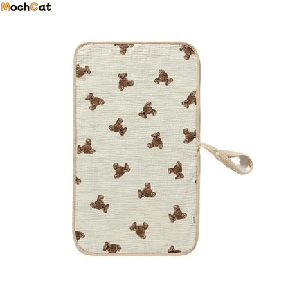 Soft Baby Diaper Changing Pad Strong Absorbent Breathable Infant Diaper Mat Hypoallergenic Diapering Sheet Baby Bed Pad Nursery