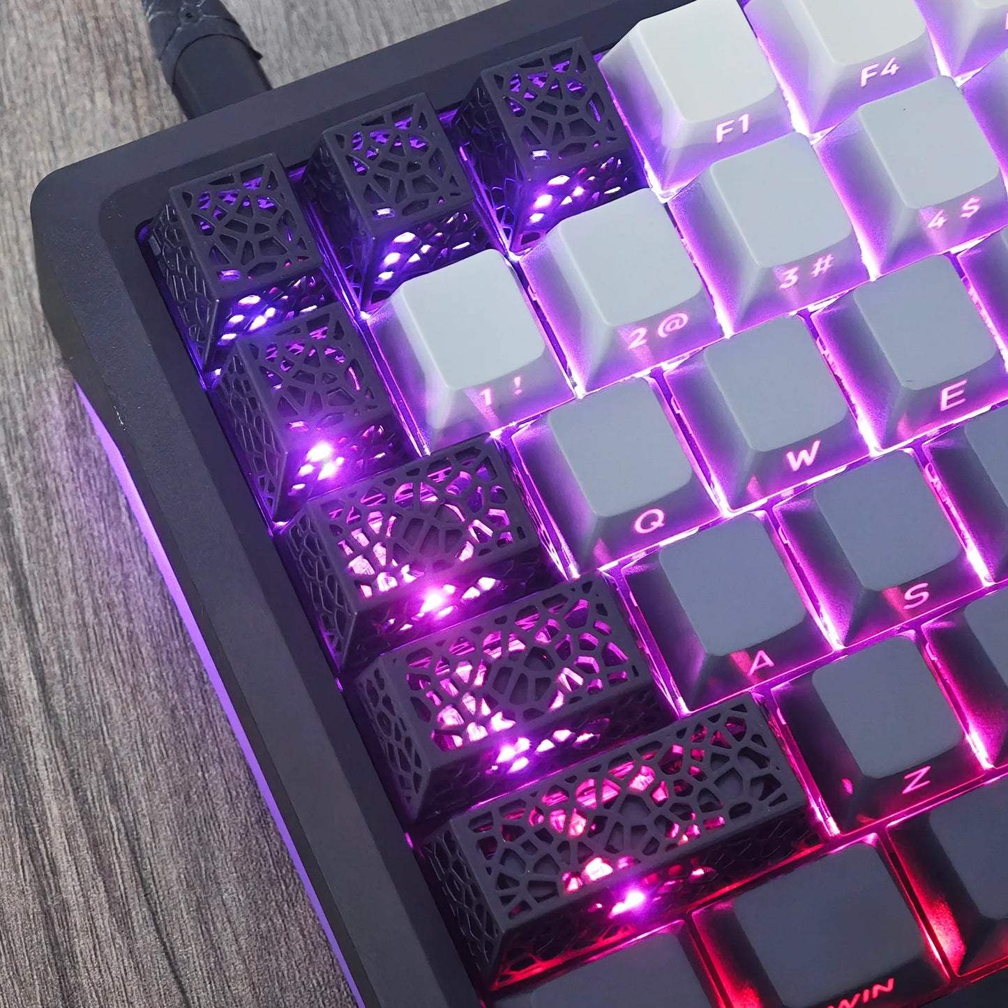 Novelty Artisan Keycap Resin Bird Nest Shine Through Keycaps For Cherry MX Mechanical Gaming Keyboard