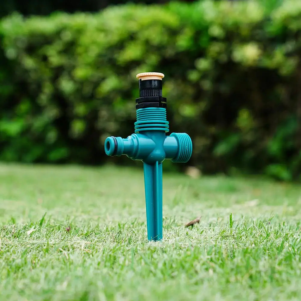 Garden Sprinkler 360° Rotation Irrigation Watering System Agriculture Ground Automatic Tube Adjustable Plug Buried Atomization