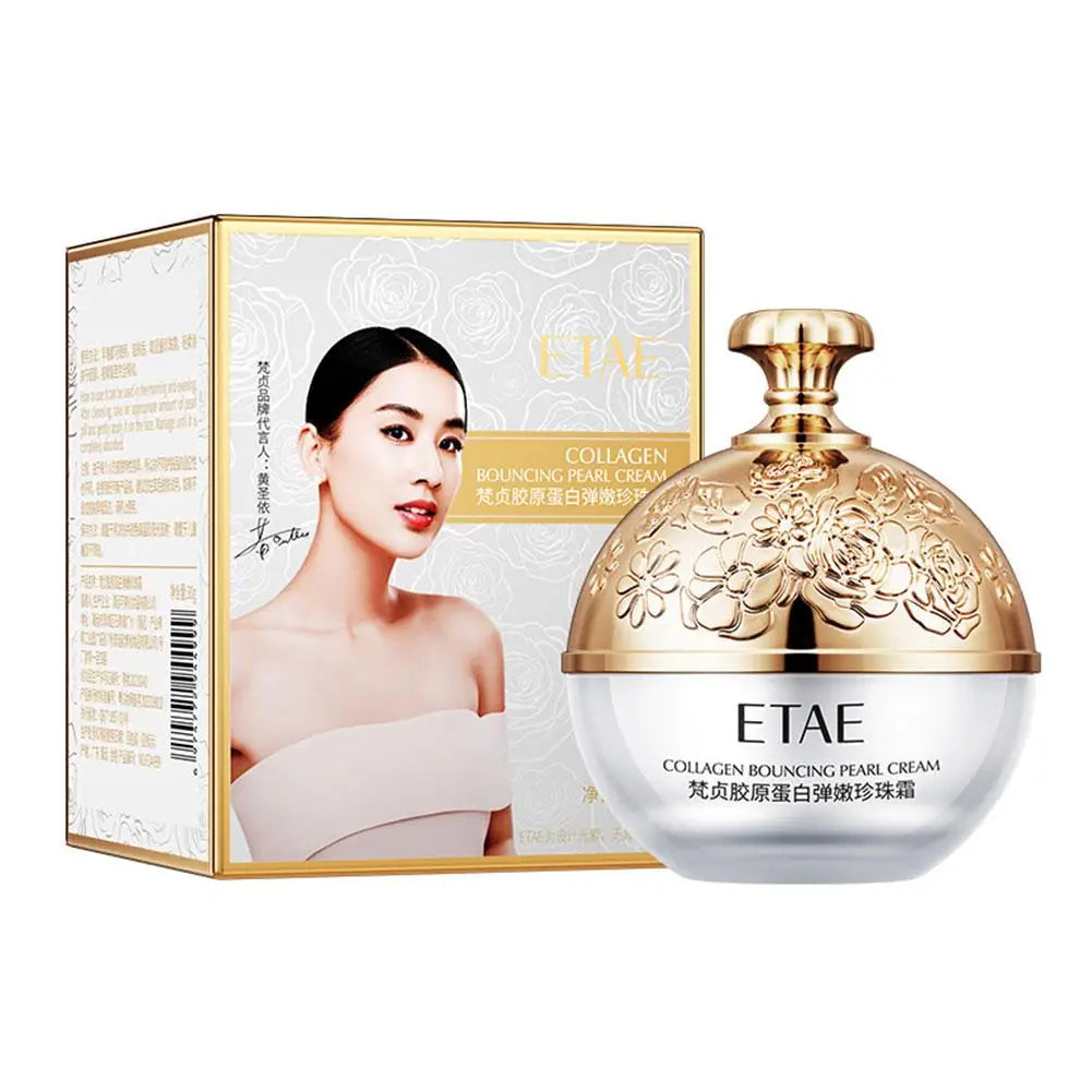 30g Retinol Face Cream Moisturizing Hyaluronic Acid Facial Cream Skincare Face Creams Collagen Bouncy Pearl Cream