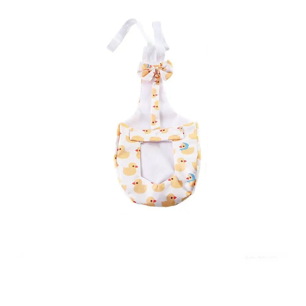 Cute Pet Duck Diaper Reusable Adjustable Goose Breast Strap Wearable Reduce Odor Chicken Diapers Poultry Supplies