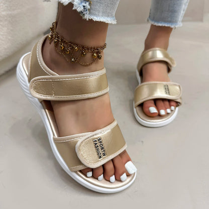 2025 New Summer Sandals Travel Women Shoes New Sandal Sole Sandal Ladies Outdoor Beach Slippers Platform Sandals for Women