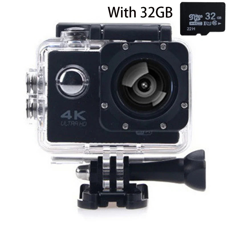 4k HD Mini Action Camera WiFi Remote Control Sport Camera Underwater Waterproof Video Recording Cameras Action Video Cameras