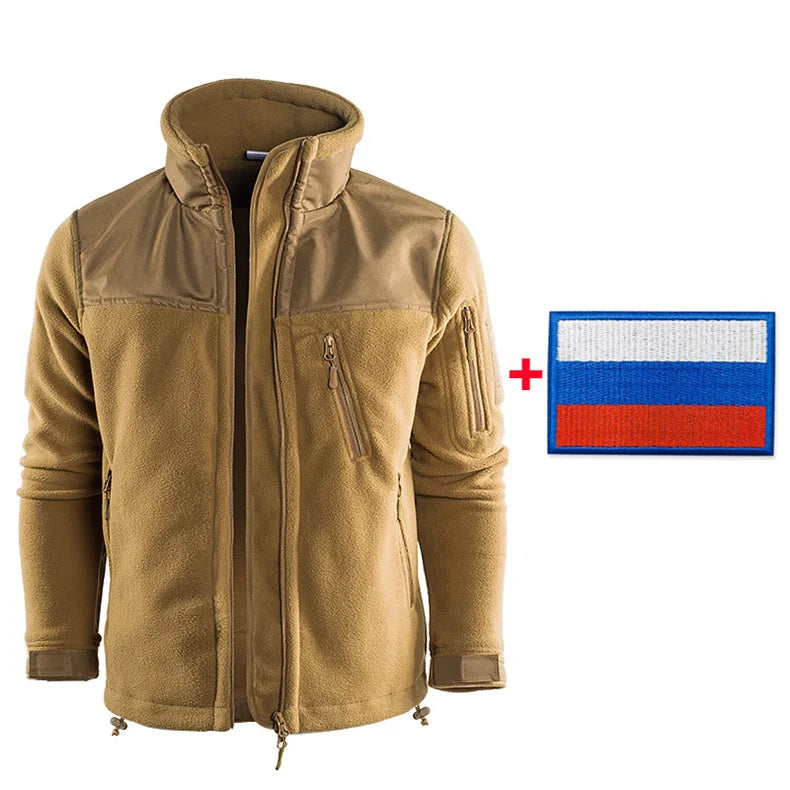 Winter Tactical Fleece Jacket Military Army Jacket Thermal Warm Camouflage Work Coats Mens Clothes Husband  Field Jacket Outwear