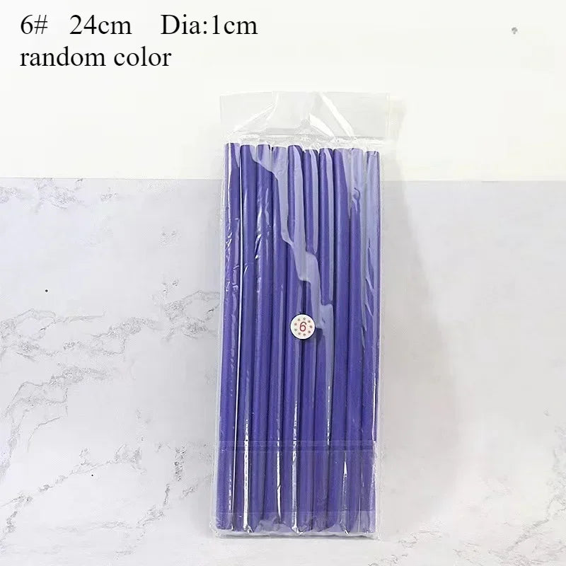 20pcs Flexible Hair Curling Rod Hair Curler Makers Soft Foam Bendy Twist Curls Flexi Rollers Styling Tools Hair Roller