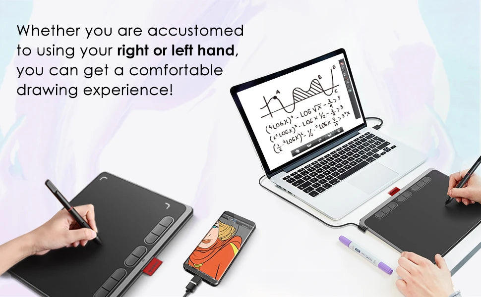 Drawing board, digital tablet computer, HavaPen ap906 9 x 5 inch artistic drawing digital tablet computer with battery-free pen