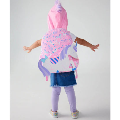 Australian Smiggle Backpack Pink And White Unicorn Student Stationery Backpack Lunch Bag Water Cup Student Gift