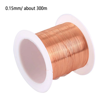 1roll 50g Copper Winding Wire Copper Wire 0.1~1.5mm Cable Copper Wire Magnet Wire copper lacquer wire Enameled