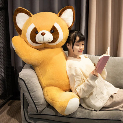 Plush Raccoon Doll Toy Appease Toys Adorable Bedroom Decor Red Panda Plush Toy Christmas Gift