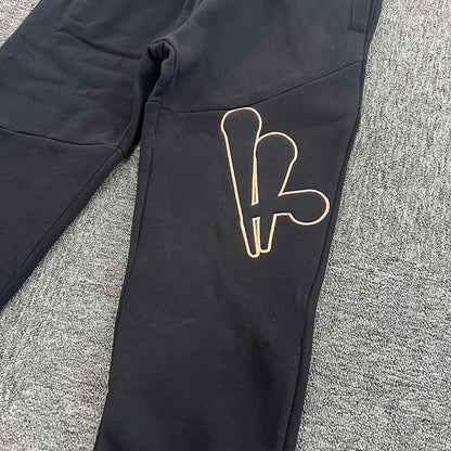 Jogging Streetwear Hoodies Trousers Set Centre Cee Tracksuit Men Clothing Y2k Cotton Sweatshirts Tops Pants Mens Clothes Black