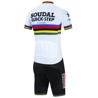 2025 Cycling Man SOUDAL Sportswear Shorts Men Mtb Men's Jacket Summer Bike Jersey Mens Clothes Clothing Blouse Uniform Road