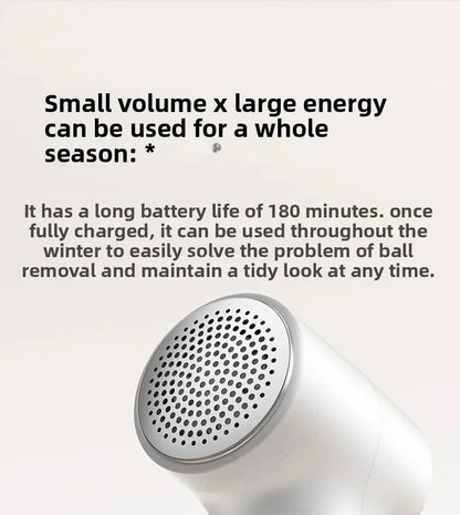 XIAOMI MIJIA Lint Remover 2,Fabric Shaver Clothes,180min Battery,6-Blade Strong Suction,USB Rechargeable,Fluff Pellet Removers