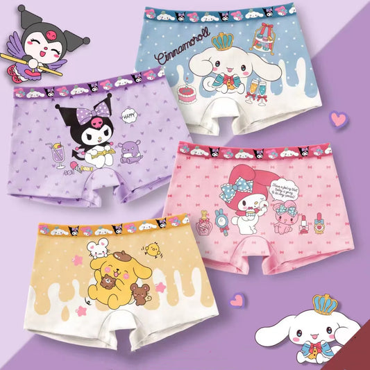 Children's Pure Underwear Boys And Girls Princess Cartoon Underwear Cartoon Sweet Cute Babys Briefs