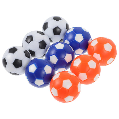 9pcs Mini Foosball Table Balls Desk Soccer Game Accessories Colorful Table Footballs For Adult Table Game Supplies Sports