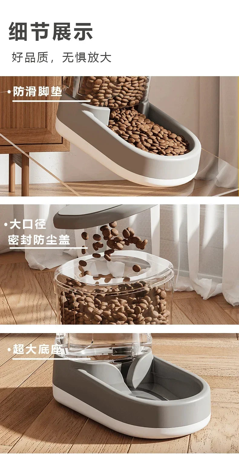 Dog Water Dispenser Cat Automatic Pet Feeder Feeding Cat Drinking Flowing without Inserting Electric