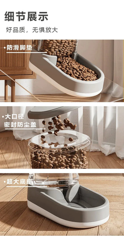 Dog Water Dispenser Cat Automatic Pet Feeder Feeding Cat Drinking Flowing without Inserting Electric