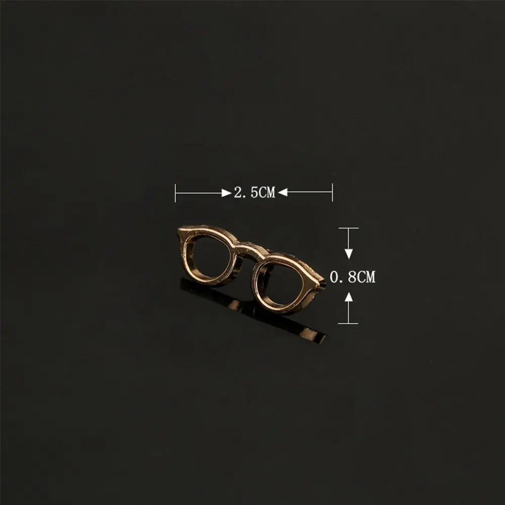 Fashion Accessories Sunglasses Shape Jackets Suit Accessories Shirt Brooch Badge Collar Pins Glasses Brooch