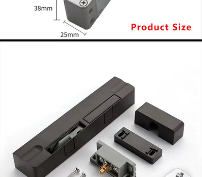 Door Damping Buffer Wooden Door Flat Outward Opening Invisible Door Home Closing Silent Hydraulic Door Closer Anti-pinch