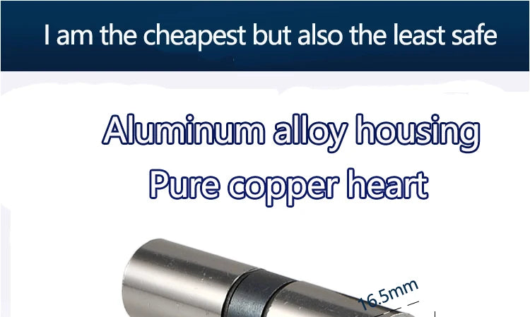 Indoor bedroom doors and windows 60 70 80 mm lock cylinder Smart door locks Electronic lock House door locks