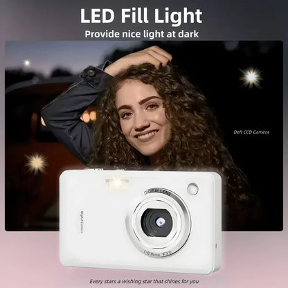 Digital Camera 1080p HD Video Taking Photos Portable selfie 2s/5s/10s Fine JPEG for Photography Beginners Teens Birthday Gifts