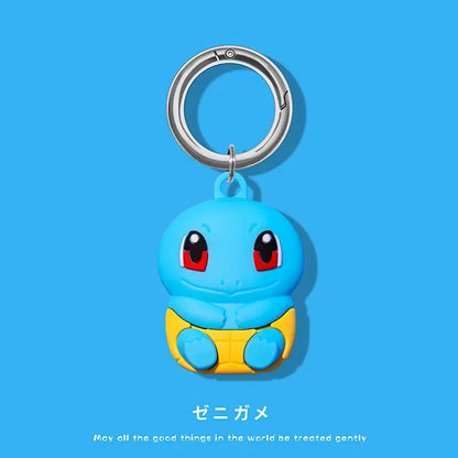 Cute cartoon For Apple Airtag Case Silicone Protective Cover Locator Tracker Keychain Shell