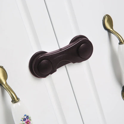 Multifunctional Safety Cabinet Door Lock Baby Safety Drawer Door Buckle Anti-Pinch Home White Bathroom Refrigerator Lock