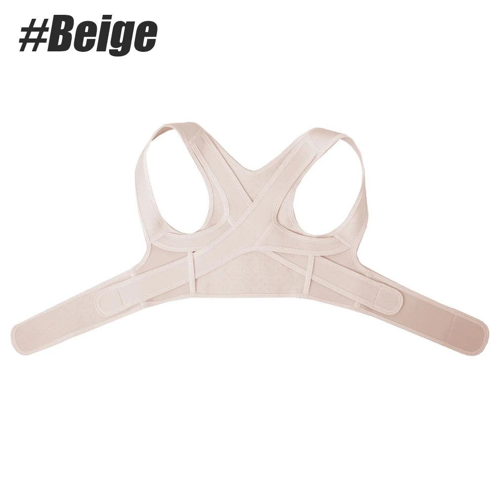 Posture Support Back Brace for Clavicle, Back Straightener Keeps Your Back Straight From Slouching, Comfortable Posture Trainer