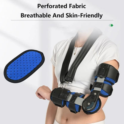 Hinged ROM Elbow Brace Adjustable Elbow Brace OP Rear Elbow Brace Arm Injury Recovery Lightweight Breathable