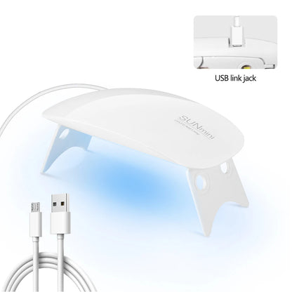 Nail Lamp Foldable 6w Uv Led Lamp For Nails Machine Uv Leds Gel Quick drying Dryer Lamp Manicure Tool Professional Equipme