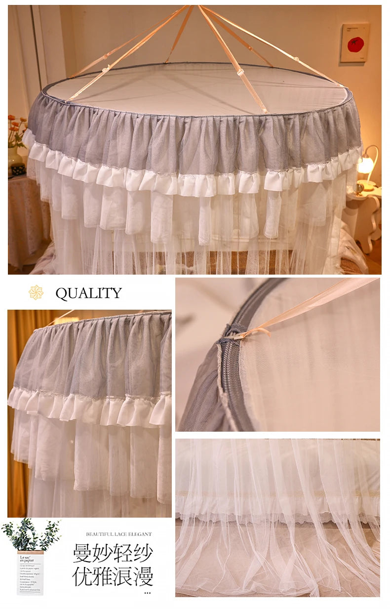 Child Princess bed mosquito net, Dome Bed net Palace Bed Tent Girl bed decoration, child bed and adult bed net