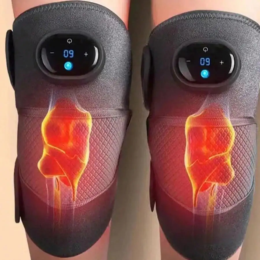 Heated And Vibrating Knee Massage Pad, heated knee massager - knee relaxation and warmth