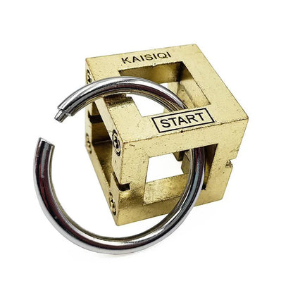 Puzzle Box For Adults Metal IQ Brain Teaser Fidget Toys Decompression Juguetes Y Aficiones Juegos De Ingenio Logica