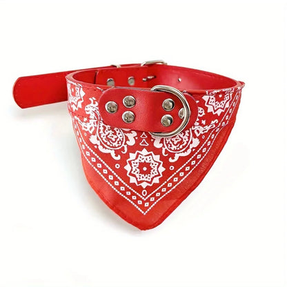Pet Ethnic Style Soft Pet Dog Collar Adjustable Pet Cat Scarf Collars Neckerchief Pet Accessories