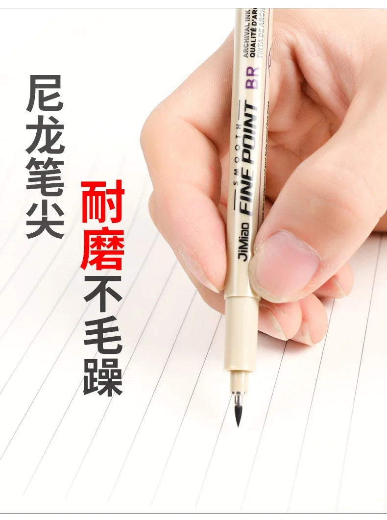 Line Drawing Pen Art Pigment Ink Drawing Waterproof Art Architecture School Supplies Paint Brushes Pinceles Painting Supplies