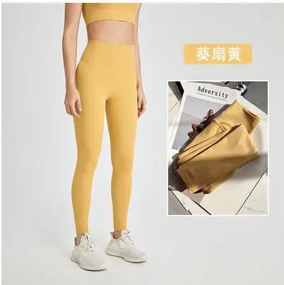 No need wear Underware Yoga Sport Pant Fitness Workout Tights and Soft Women High Waist Running Gym Leggings