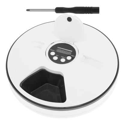 Pet Automatic Timing Feeder Intelligent Pet Feeder with Timer 6 Meals Pet Dry Wet Food Dispenser Automatic Pet Bowl Supplies