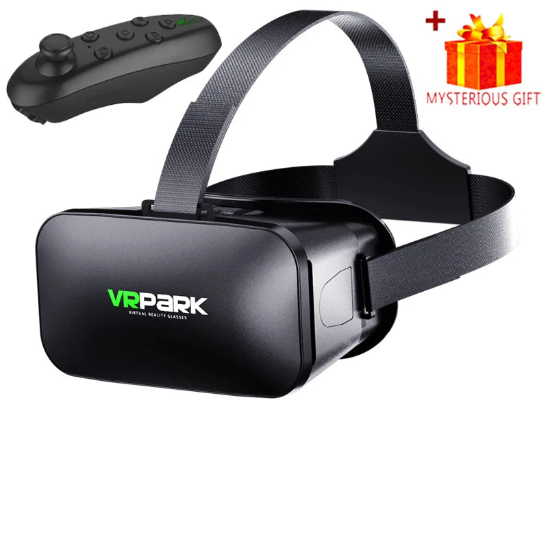 VR Glasses 3D Virtual Reality Headset Helmet For Phone Lenses Goggles Devices Viar Smart Smartphones Cell Game Viewer Mobile Set
