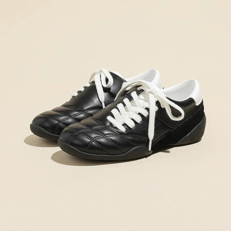 Women's Shoes Spring New Fashion Casual Shoes College Style Wide Toe Soft Comfortable Flat Shoes Outdoor Casual Sports Shoes