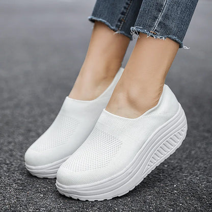 2024 Sneakers Shoes Women Footwear Platform Sneakers Trainers Shoes Ladies Loafers Chunky Sneakers Slip On Mujer Shoes Woman