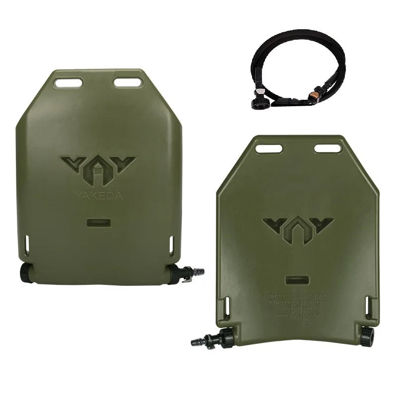 YAKEDA 1.75L Water Bottle Hydration with Pipe Multifunctional Kettle Vest Liner EVA Food Grade Water Bag New Kettle Insert Plate