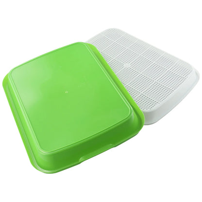 Microgreens Sprouter Tray Hydroponic / Sprouting Tray For Sprouts Vegetable Horticultural Garden DIY Nursery Potted