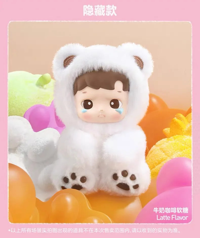 100% Genuine Haci pupu Gummy Bear Series Vinyl Face Blind Box Kawaii Scented Pendant Doll Keychain Decor Sweet Birthday Gift